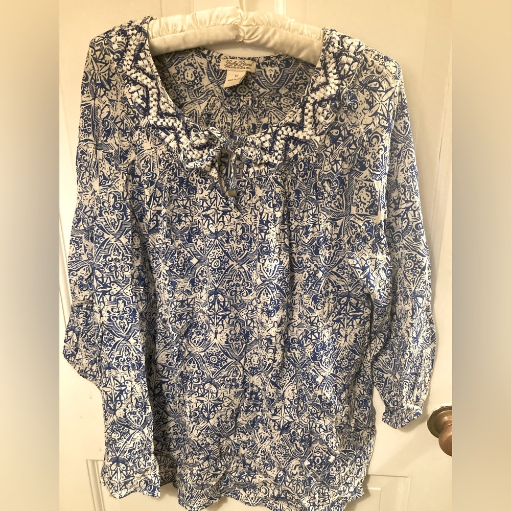 Lucky Brand blouse, size 1X